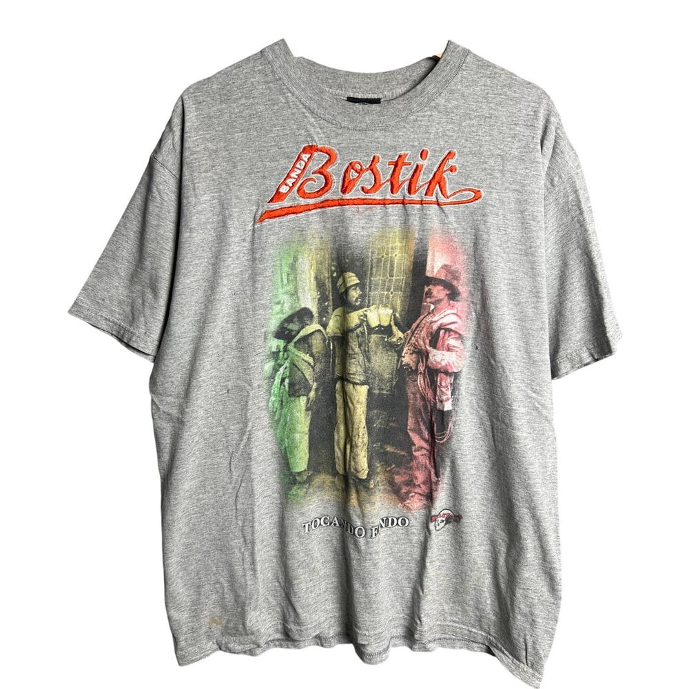 Banda Bostik Tocando Fundo Rock & Death Size XL Graphic Shirt